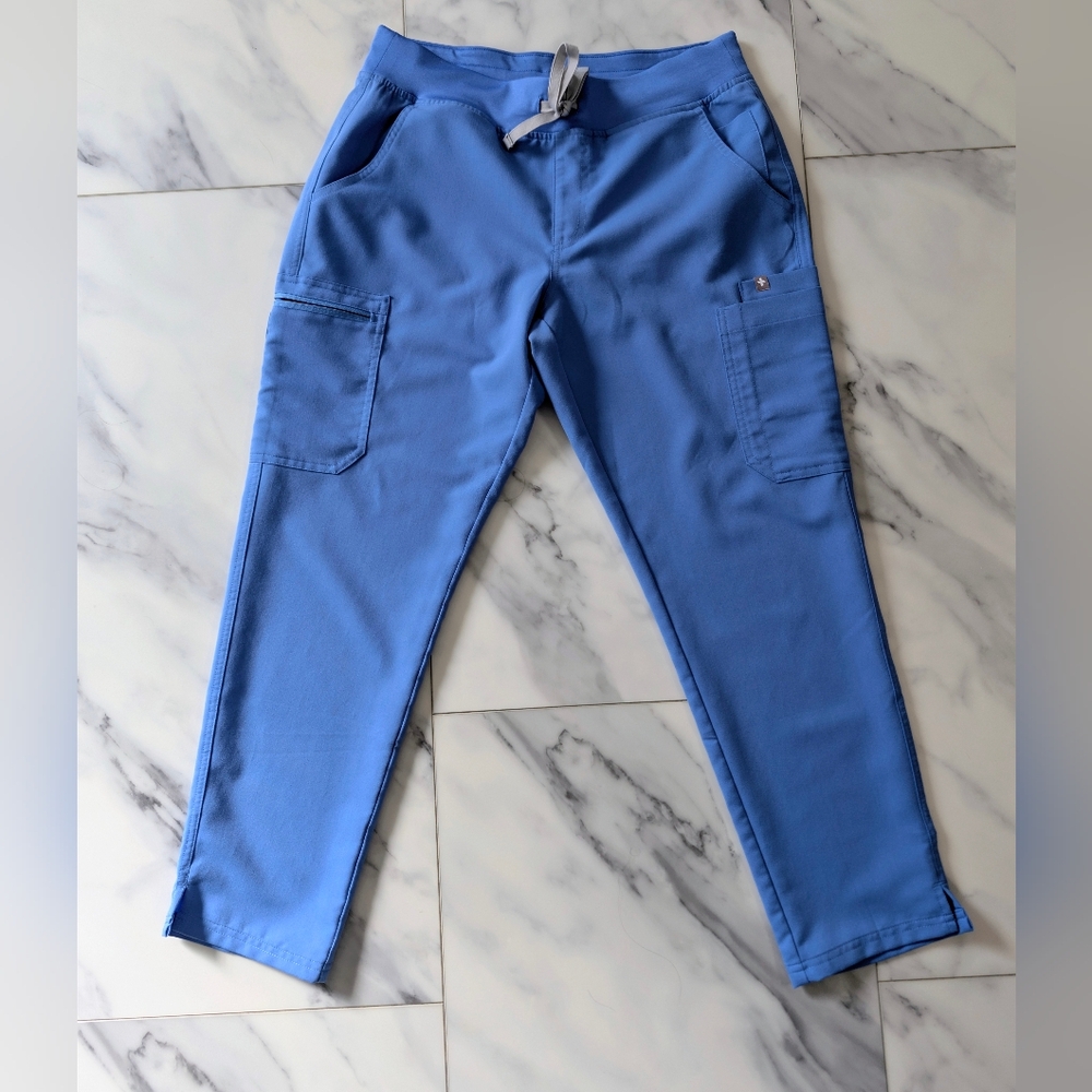 Figs Women's Ceil Blue Yola Scrub Pants